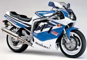 1991 GSXR750 Blue/White Model