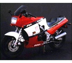 1986 Ninja 600R Red ZX600A2