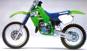 1988 KX125 F1 Graphics Decal Kit | RDdecals.com motorcycle decals for zxr rd350 rd400 rz500 rd500 zx7
