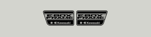 1989-90 ZX-7 E-Box Frame Decals LH/RH | RDdecals.com