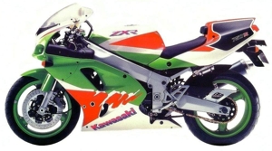 1993 ZXR 750R M1 Euro Green/White/Red Model